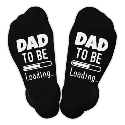 Dad To Be Loading - Printed Funny Socks