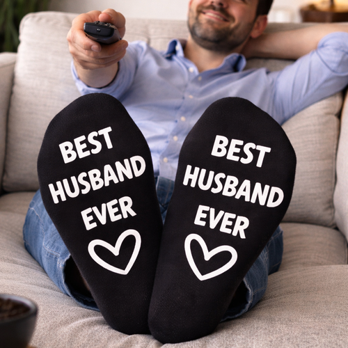 Best Husband Ever - Printed Funny Socks